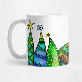 Xmas tree design Mug